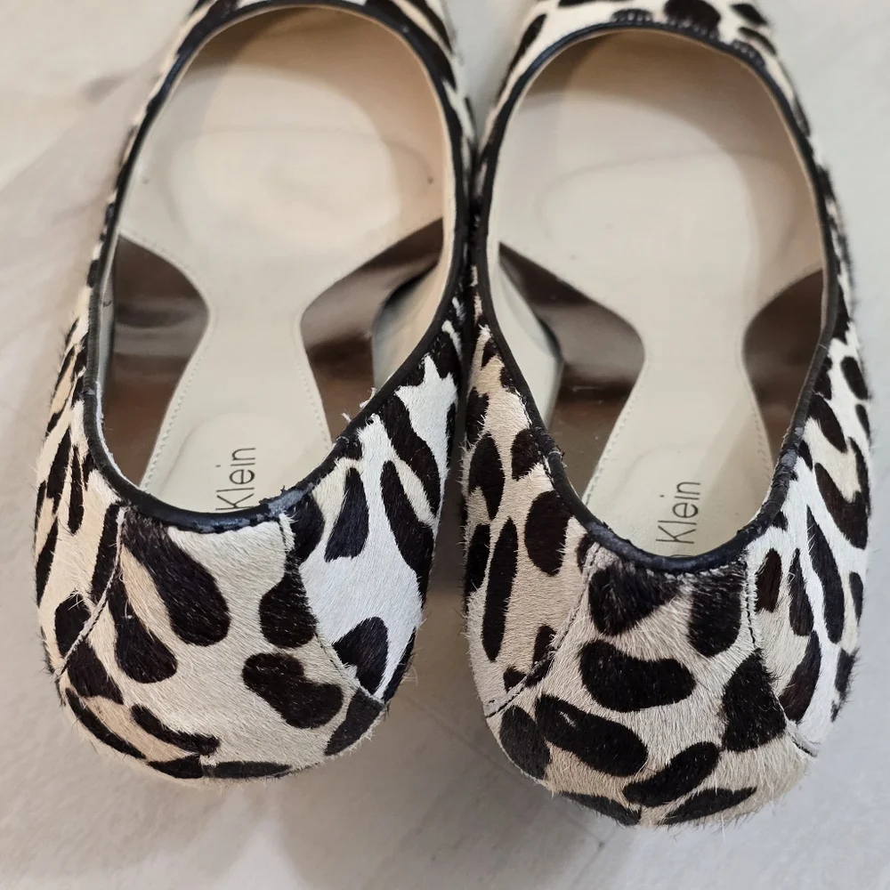 Calvin Klein dolly Women Animal leopard Print Pumps 3" Heels Pointed toe 9.5M - Picture 7 of 16